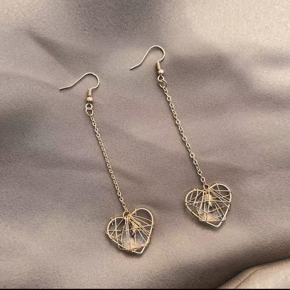 Heart ❤️ Drop Earrings